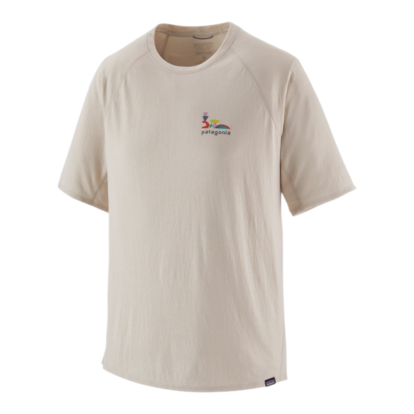 Patagonia - Capilene® Cool Trail Graphic Shirt - lose it pumice - teeshirt running hommes