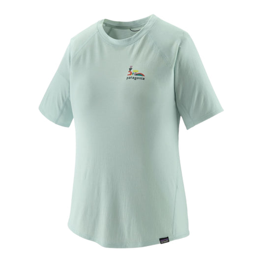 Patagonia - Capilene® Cool Trail Graphic Shirt - lose it wispy green - teeshirt running femmes