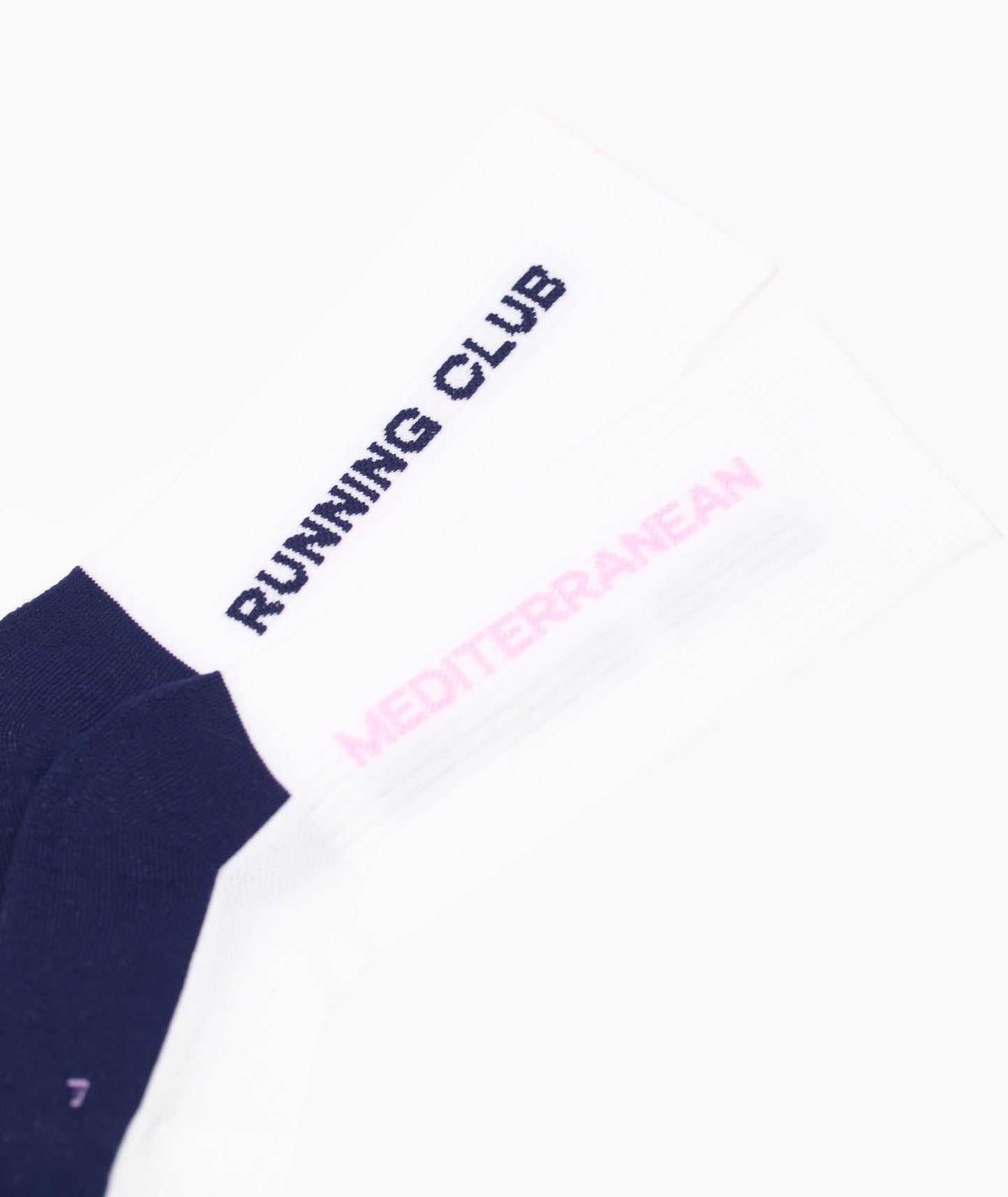 Peaufine Athletics - Vaporfeel® Socks - Mediterranean running club white - Chaussettes Running unisexe