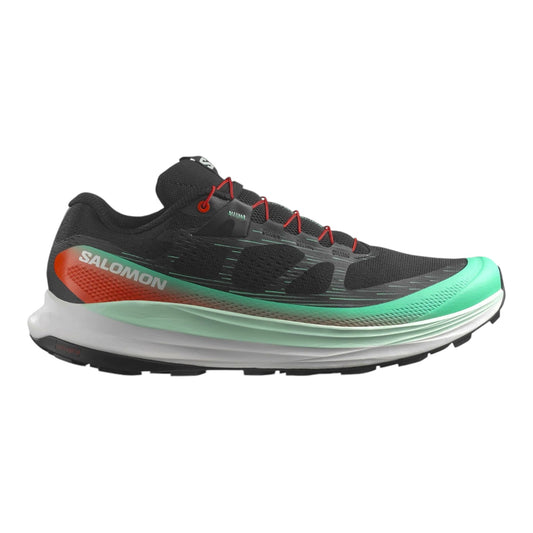 Salomon - Ultra Glide 2 - Black / Electric Green / Cherry Tomato - Chaussures de trail running hommes