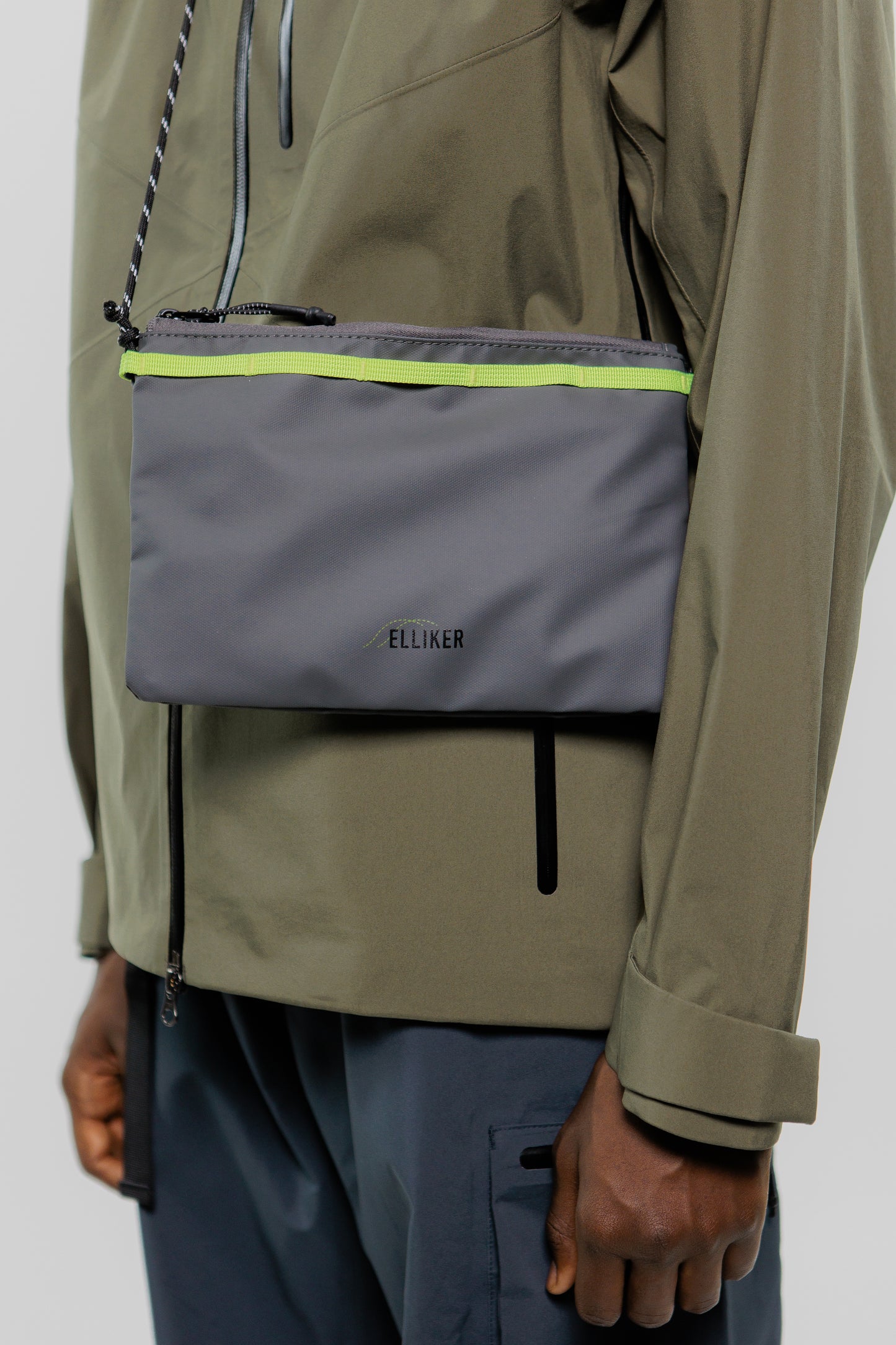 Elliker - Hetchell Sacoche Bag 1L - grey neon