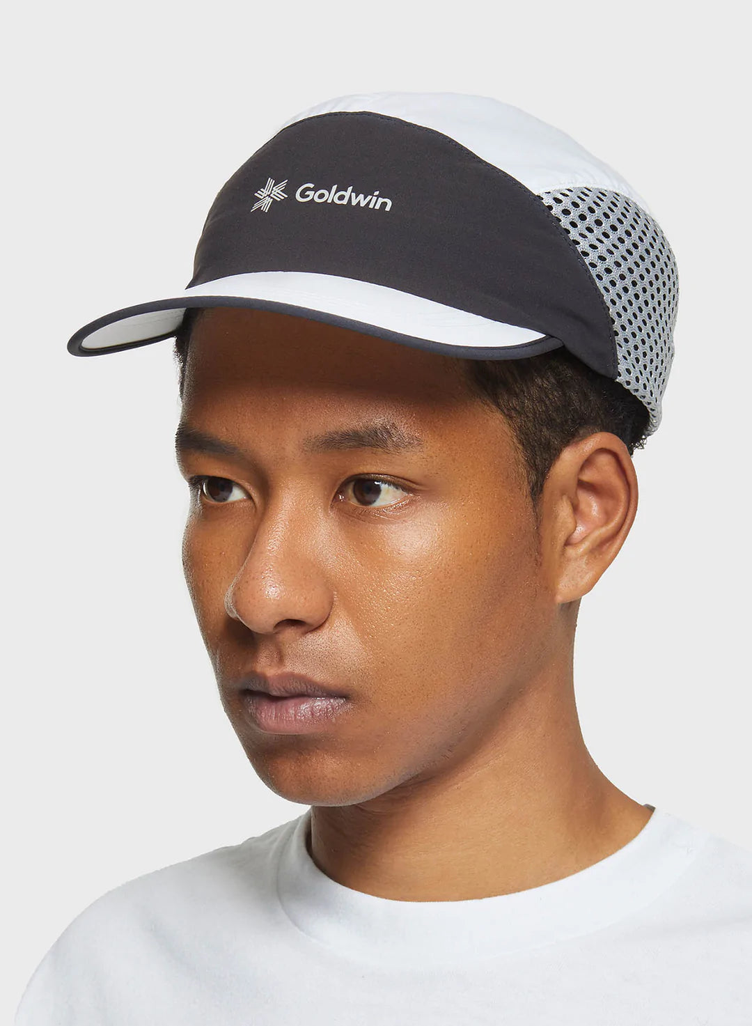 Goldwin - Utility Jet Mesh Cap - charcoal gray / white